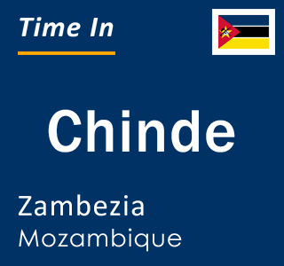Current local time in Chinde, Zambezia, Mozambique