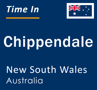 Current local time in Chippendale, New South Wales, Australia
