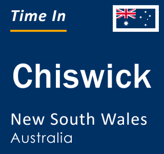 Current local time in Chiswick, New South Wales, Australia
