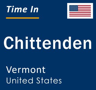 Current local time in Chittenden, Vermont, United States