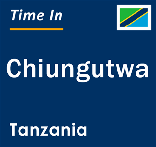 Current local time in Chiungutwa, Tanzania