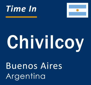Current local time in Chivilcoy, Buenos Aires, Argentina
