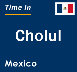 Current local time in Cholul, Mexico