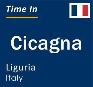 Current local time in Cicagna, Liguria, Italy