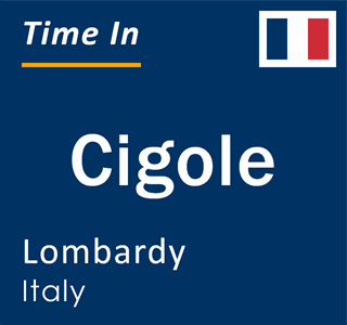 Current local time in Cigole, Lombardy, Italy