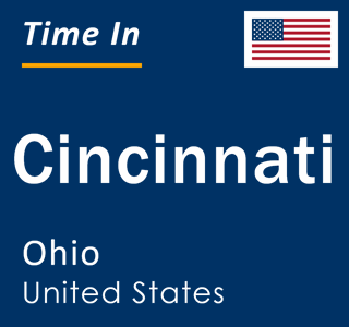 Current local time in Cincinnati, Ohio, United States