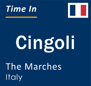 Current local time in Cingoli, The Marches, Italy