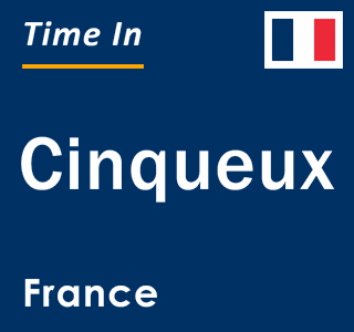 Current local time in Cinqueux, France