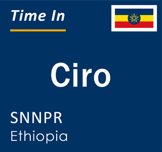 Current local time in Ciro, SNNPR, Ethiopia