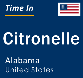 Current local time in Citronelle, Alabama, United States