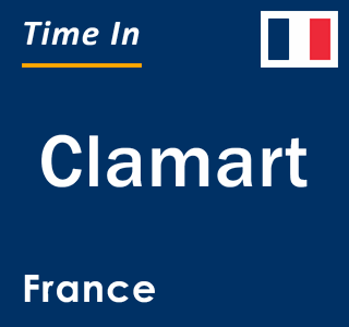 Current local time in Clamart, France