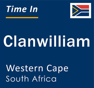 Current local time in Clanwilliam, Western Cape, South Africa