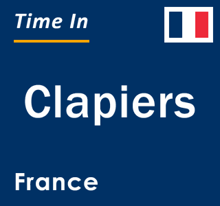 Current local time in Clapiers, France