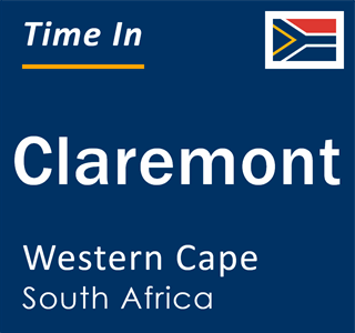 Current local time in Claremont, Western Cape, South Africa