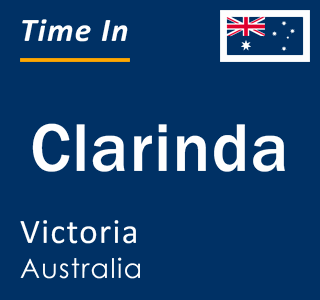 Current local time in Clarinda, Victoria, Australia