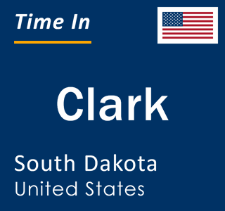 Current local time in Clark, South Dakota, United States