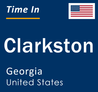 Current local time in Clarkston, Georgia, United States