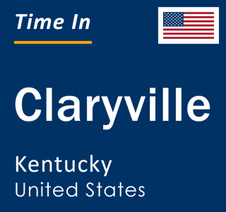 Current local time in Claryville, Kentucky, United States