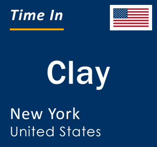 Current time in Clay, New York, United States