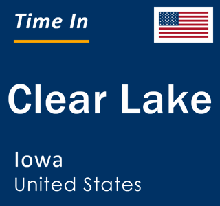 Current local time in Clear Lake, Iowa, United States
