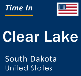 Current local time in Clear Lake, South Dakota, United States