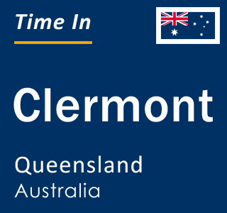 Current local time in Clermont, Queensland, Australia