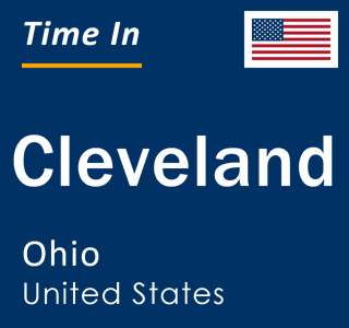 Current time in Cleveland, Ohio, United States