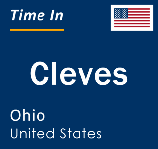 Current local time in Cleves, Ohio, United States