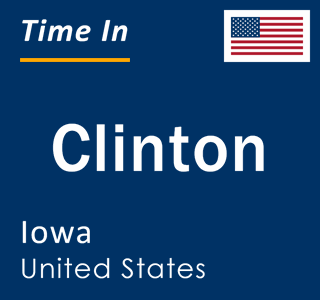 Current local time in Clinton, Iowa, United States