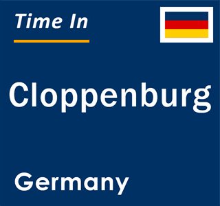 Current local time in Cloppenburg, Germany