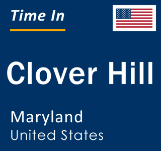 Current local time in Clover Hill, Maryland, United States