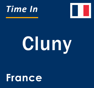 Current local time in Cluny, France