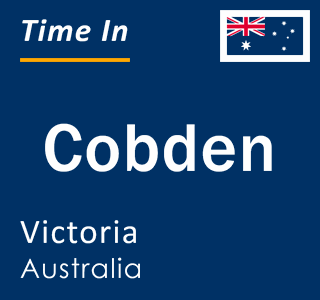 Current local time in Cobden, Victoria, Australia