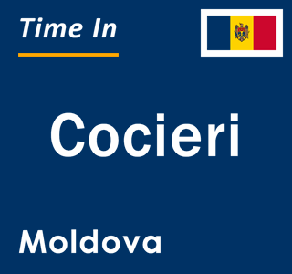 Current local time in Cocieri, Moldova