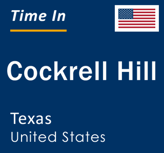 Current local time in Cockrell Hill, Texas, United States