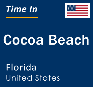 Current local time in Cocoa Beach, Florida, United States