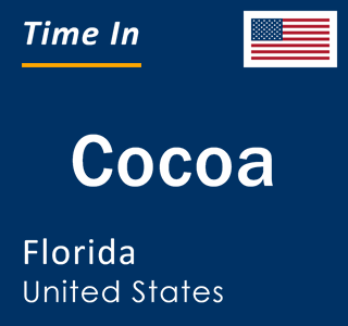 Current local time in Cocoa, Florida, United States