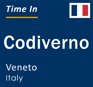 Current local time in Codiverno, Veneto, Italy