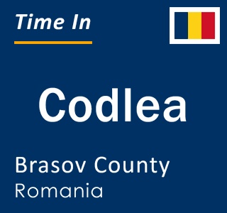 Current local time in Codlea, Brasov County, Romania