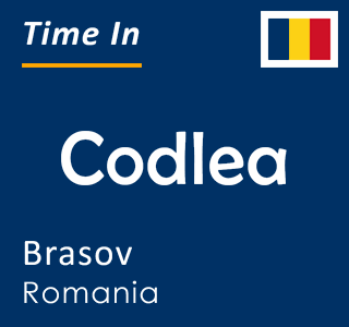 Current local time in Codlea, Brasov, Romania