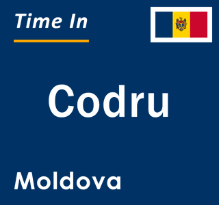Current local time in Codru, Moldova