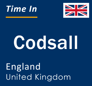 Current local time in Codsall, England, United Kingdom