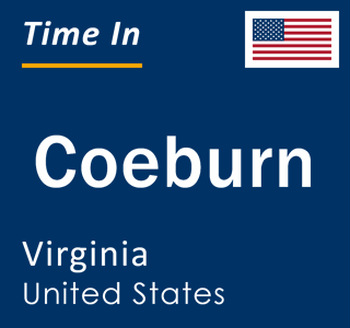 Current local time in Coeburn, Virginia, United States