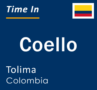 Current local time in Coello, Tolima, Colombia