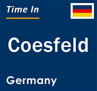 Current local time in Coesfeld, Germany