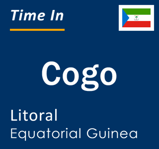 Current local time in Cogo, Litoral, Equatorial Guinea