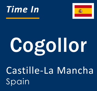 Current local time in Cogollor, Castille-La Mancha, Spain