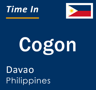 Current local time in Cogon, Davao, Philippines