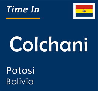 Current local time in Colchani, Potosi, Bolivia
