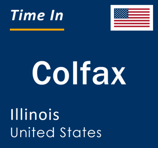 Current local time in Colfax, Illinois, United States